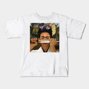 O-Ren Ishii meeting F.K. Self Portrait. Kids T-Shirt